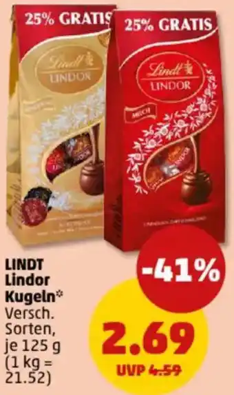 PENNY LINDT Lindor Kugeln Angebot