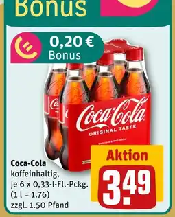 REWE Coca-cola coca-cola Angebot