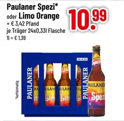 trinkgut Paulaner paulaner spezi oder limo orange Angebot