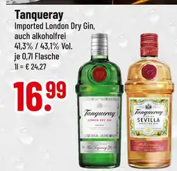 trinkgut Tanqueray london dry gin oder sevilla distilled gin Angebot