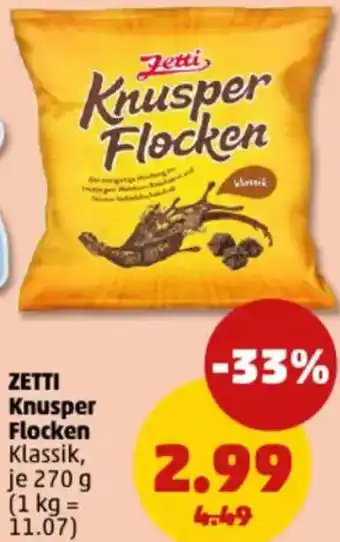 PENNY ZETTI Knusper Flocken Angebot