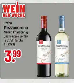 trinkgut Mezzacorona merlot oder chardonnay Angebot