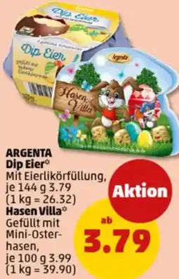 PENNY ARGENTA Dip Eier oder Hasen Villa Angebot