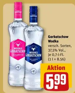 REWE Gorbatschow wodka Angebot