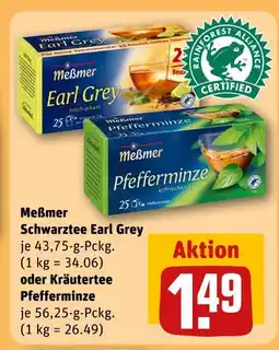 REWE Meßmer earl grey oder pfefferminze Angebot