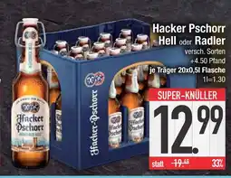 Edeka Hacker pschorr hell oder radler Angebot