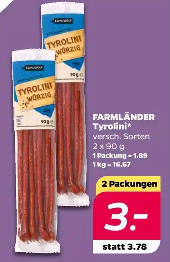 NETTO Farmländer tyrolini Angebot