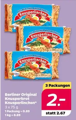 NETTO Berliner original knusperbrot knusperlinchen Angebot