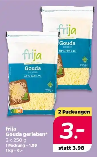 NETTO Frija gouda gerieben Angebot