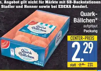 Edeka Edeka quark-bällchen Angebot