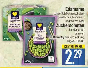 Edeka Edeka herzstücke edamame oder zuckerschoten Angebot