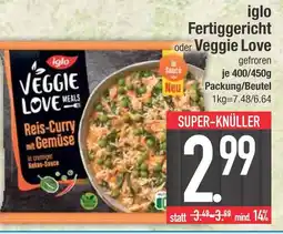 Edeka Iglo fertiggericht oder veggie love Angebot