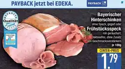 Edeka Bayerischer hinterschinken frühstücksspeck Angebot