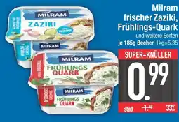 Edeka Milram frischer zaziki oder frühlings-quark Angebot