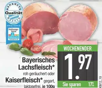 Edeka Bayerisches lachsfleisch oder kaiserfleisch Angebot