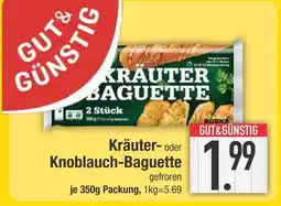 Edeka Gut&günstig kräuter- oder knoblauch-baguette Angebot