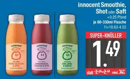 Edeka Innocent smoothie oder shot oder saft Angebot