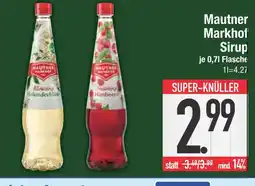 Edeka Mautner markhof sirup holunderblüte oder himbeere Angebot