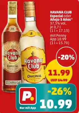 PENNY HAVANA CLUB Especial oder Añejo 3 Años Angebot