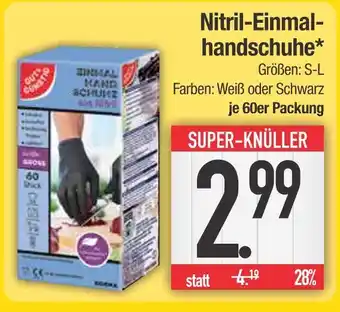 Edeka Gut&günstig nitril-einmalhandschuhe Angebot