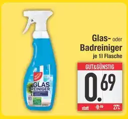 Edeka Gut&günstig glas- oder badreiniger Angebot