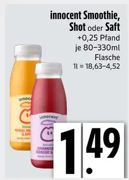 Edeka Innocent smoothie oder saft Angebot