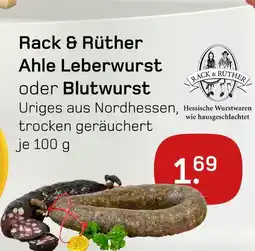 akzenta Rack & rüther ahle leberwurst oder blutwurst Angebot