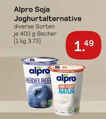 boni Center Alpro heidelbeer oder ohne zucker natur Angebot