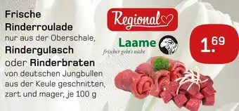 akzenta Laame frische rinderroulade, rindergulasch oder rinderbraten Angebot