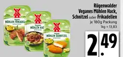 Edeka Rügenwalder veganes mühlen hack oder schnitzel oder frikadellen Angebot