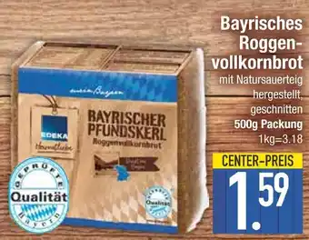 Edeka Edeka bayrisches roggenvollkornbrot Angebot