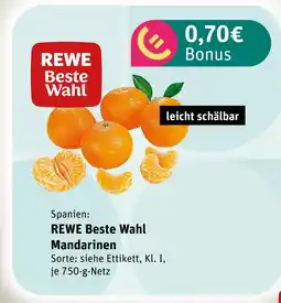 akzenta Rewe beste wahl mandarinen Angebot