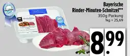 Edeka Bayerische rinder-minuten-schnitzel Angebot