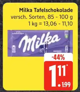 Edeka Milka milka tafelschokolade Angebot