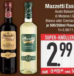 Edeka Mazzetti essig aceto balsamico di modena i.g.p. bianco oder cremaceto balsamico di modena i.g.p Angebot