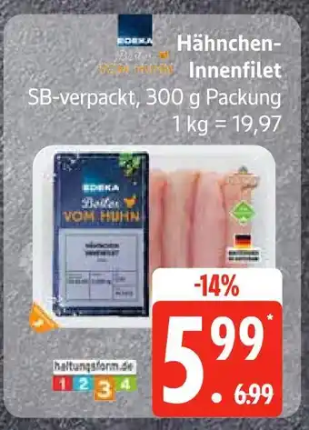 Edeka Edeka hähnchen-innenfilet Angebot