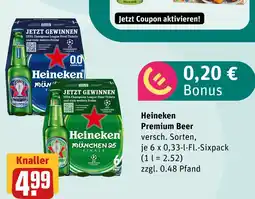 boni Center Heineken premium beer Angebot