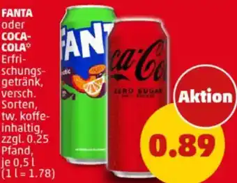 PENNY FANTA oder COCA-COLA Angebot