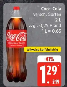 Edeka Coca-cola original taste Angebot