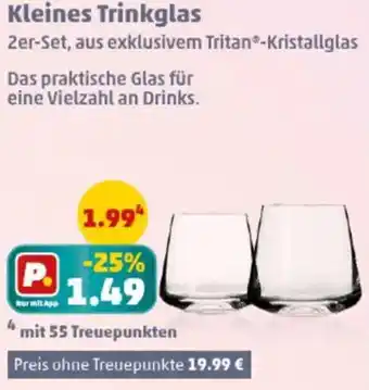 PENNY Kleines Trinkglas Angebot