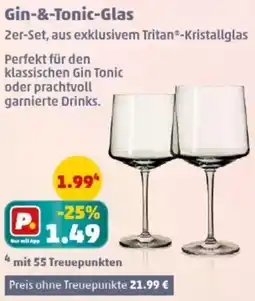 PENNY Gin-& Tonic-Glas Angebot