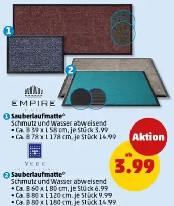 PENNY EMPIRE Sauberlaufmatte Angebot