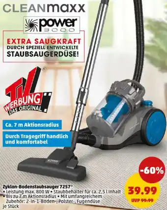 PENNY CLEANMaxx Zyklon-Bodenstaubsauger 7257 Angebot