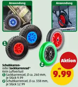 PENNY Schubkarren oder Sackkarrenrad Angebot