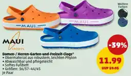 PENNY MAUI SPORTS Damen-/ Herren-Garten-und Freizeit-Clogs Angebot