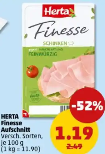 PENNY HERTA Finesse Aufschnitt Angebot