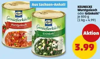 PENNY KEUNECKE Wurstgulasch oder Grünkohl Angebot