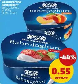 PENNY WEIHENSTEPHAN Rahmjoghurt Angebot