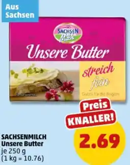 PENNY SACHSENMILCH Unsere Butter Angebot