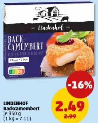 PENNY LINDENHOF Backcamembert Angebot